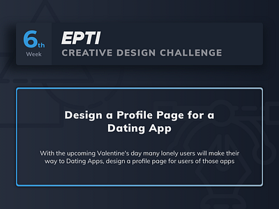 EPTI Creative Design Challenge - Week 06 challenge epti