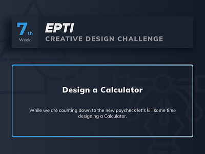 EPTI Creative Design Challenge - Week 07