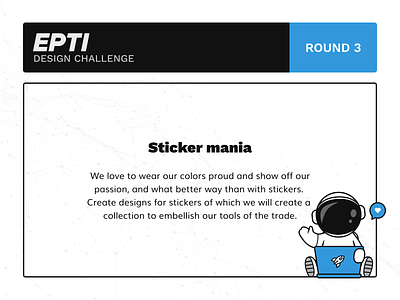 EPTI Design Challenge - Round 3 challenge epti