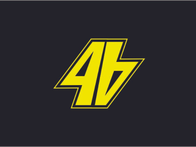 46 46 app branding design icon logo vector vr46