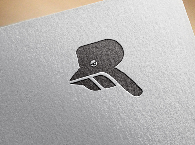 RoosterLatterR 46 animal app brand branding design icon latter logo logo minimal vector