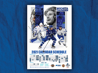 2021 Calendar Poster - Wichita Thunder