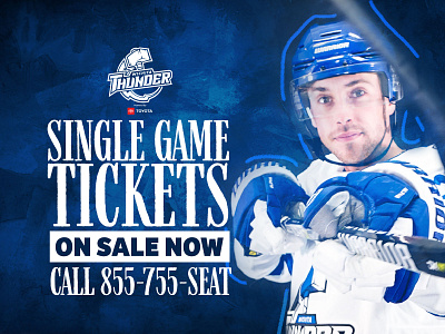 Wichita Thunder Single Game Ticket Artwork