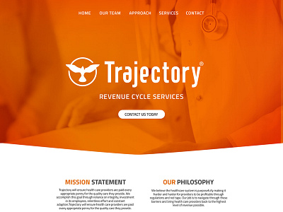 Trajectory Website brand design identity medical web website