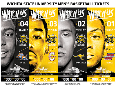 WSU Men's Basketball Tickets basketball brand college kansas sport sports style ticket tickets wichita wichita state