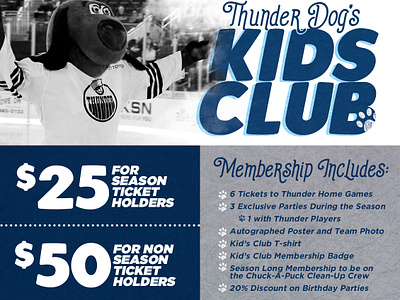 Wichita Thunder - Kids Page Web Redesign art brand club design hockey identity kansas kids web web design website wichita
