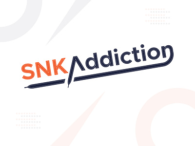 Sneaker Addiction BUT Spelt as SNKAddiction 01 art branding design graphic design icon illustration illustrator logo minimal sneaker vector