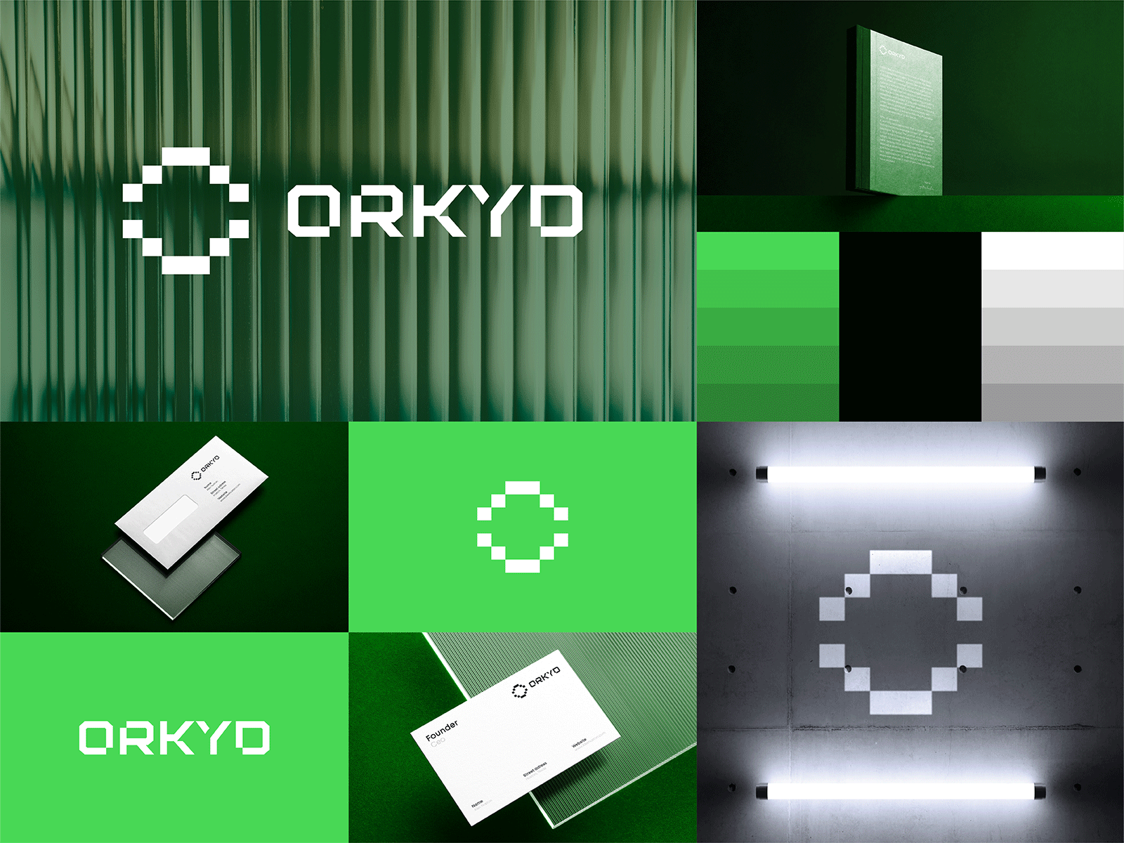 ORKYD modern Logo Branding