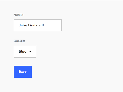 My kind of form elements! button css flat form input javascript material option select shadow