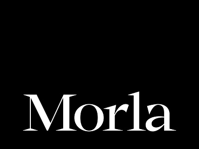 Custom logotype for Morla