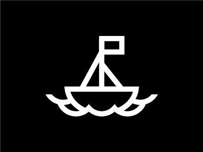 Stundra Boat black boat sail water