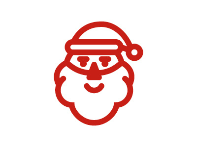 Santa icon red santa wip