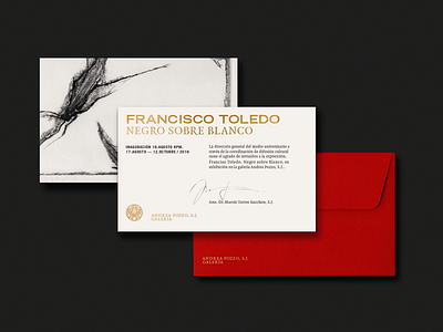 Invitation brand envelope invitation