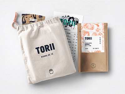 TORII icon logo packaging stundra tea