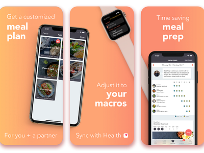 Meal Prep app store food ios meal prep meals watch os