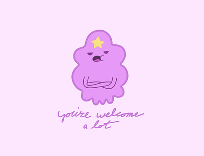 Lumpy Space Princess adventure time characters drawing fan art illustration ipad pro princess procreate tv