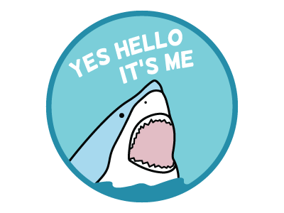 Shark Sticker