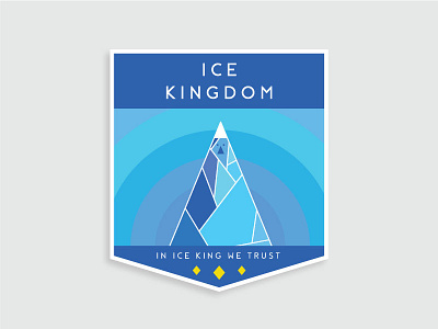 Ice Kingdom adventure time badge fin and jake ice king ice kingdom illustration king kingdom seal seal design snow winter