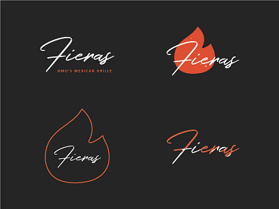 Fieras Logos branding branding and identity fire identity logo design logo logos restaurant logo