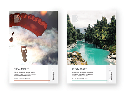 Dreamscape Posters 2 advertising concept design dreaming marketing marketing agency poster design print design