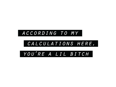 Calculations Sticker funny graphic design memes pop culture print design sticker sticker design stickers type typography vine