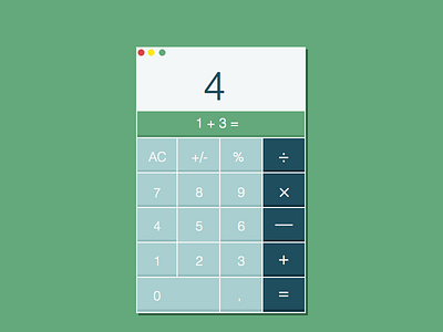 Calculator #004 app dailyui flatmaterialcalculator mobile ui ux