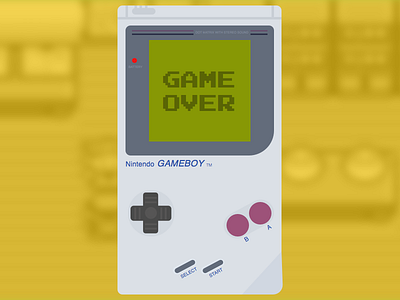 Gameboy - Favourite Game: Pokemon Yellow challenge flat gameboy illustration retro toy