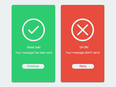 Flash Message app dailyui flash message flat mobile ui ux