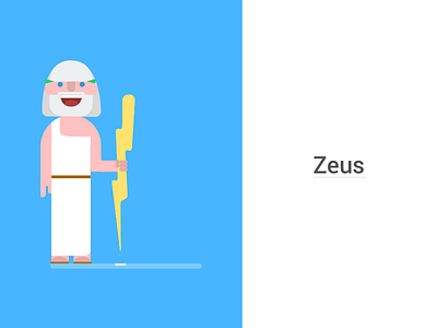 Zeus - God of Gods design greek icon illustration mythology uni zeus