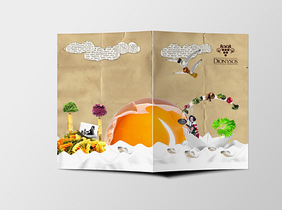 Menu Design art branding collage design digital collage graphic design illustration logo menu design