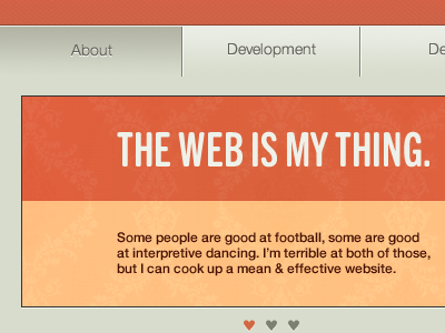 Possible portfolio design design ui web wip