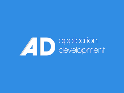 Application Development Brand internal logo simple