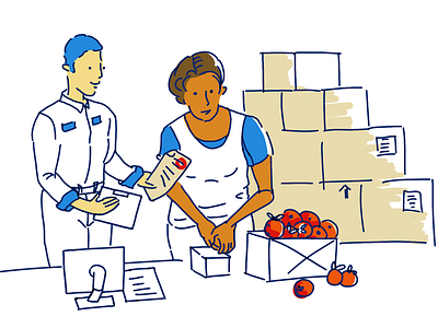 Warehouse illustration