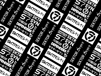 Sektor Seven Packaging Tape design packaging tape stickermule