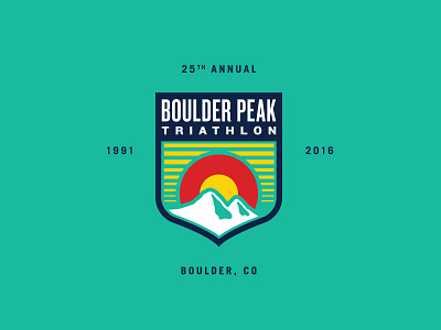 Bouldah Peak: Option 2 apparel boulder colorado t shirt triathlon typography