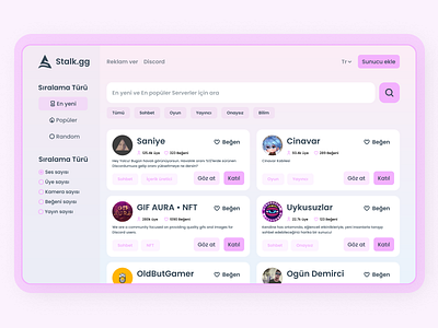 Stalk.gg - Discord Server listing