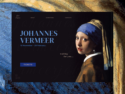 Design reference art exhibition vermeer