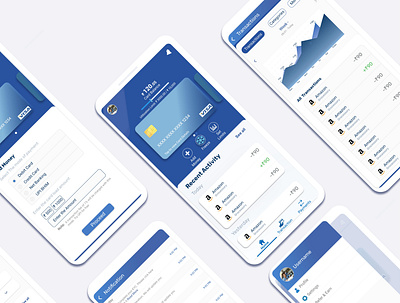 Financial App Design bank app bank card card services cards ui financial advisor financial app financial dashboard financial services paytm phonepe