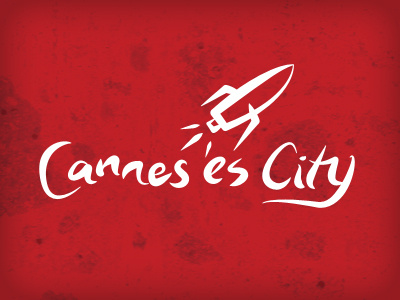 Kansas City agency barkley city custom drawn fun hand kansas logo logotype red rocket texture type typography