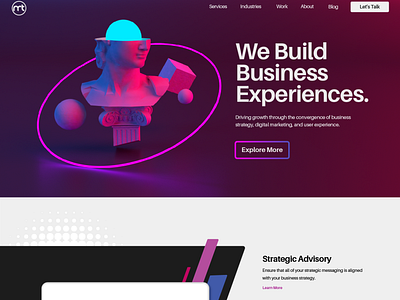 Personal Project | Marketing Agency Website Design