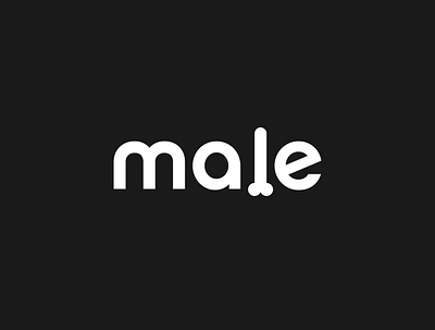 male wordmark logo design logo logotype male vector wordmark