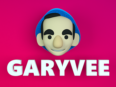 GaryVee 3d ab abrahambarrera cartoon character cinema 4d cinema4d gary vee garyvee model toy