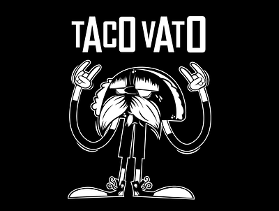 Taco Vato ab abrahambarrera adobe cartoon character illustration illustrator sketch taco toon vato