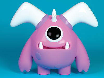 Little Baby D 3d ab cartoon character cinema 4d cinema4d model monster redshift3d toon toy