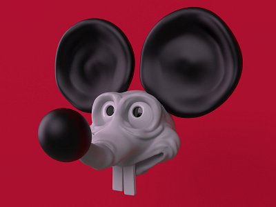 El Mickey 3d abrahambarrera character cinema4d mickey mickeymouse model redshift redshift3d zbrush