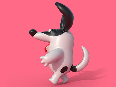 Snoopy Dog 3d abrahambarrera character dog pet zbrush