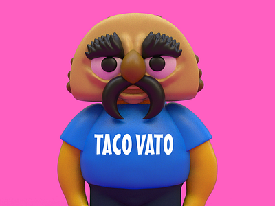 Taco Vato 3d 3dmodel food taco vato zbrush