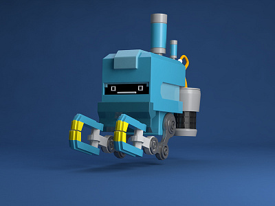 drew robot 3d ai bot robot toy