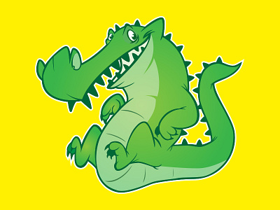 Happy Croc animal animated cartoon croc crocodile happy toon