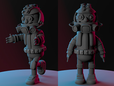 Tech Boy 3d animation character character design characterdesign cinema4d model